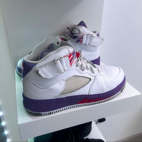 Nike Air Jordan Fusion 5 AF1 Sneakers - Picture 6 of 10